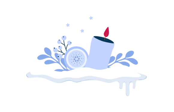 Christmas Cardano Coin: A Festive Embroidery Design