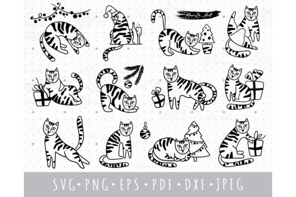 Christmas Cute Tigers 2022 SVG Bundle: A Festive Graphic Asset