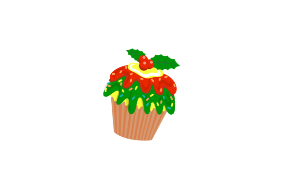 Christmas Delicious Cake Design Art: A Festive Graphics Gem