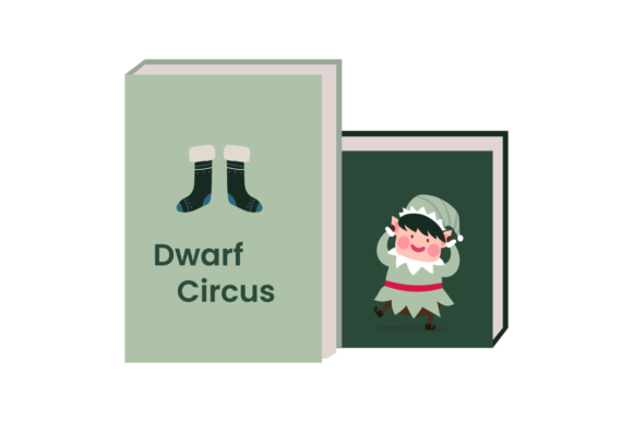 Christmas Dwarf Story Book Design: A Graphics Gem