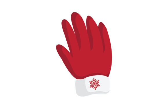 Christmas Glove Vector-2: A Festive Embroidery Design