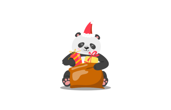 Christmas Illustration Cute Panda Gift: A Graphics Review