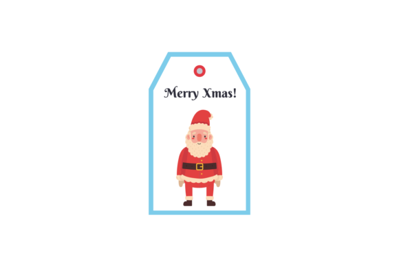 Christmas Label Tag Hat Santa Svg: A Festive Graphics and Illustrations Asset