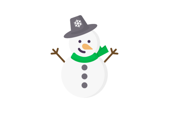 Christmas Snowman Vector-126: A Festive Graphics Must-Have