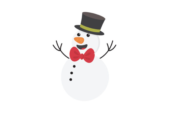 Christmas Snowman Vector-3: A Versatile Graphic for Seasonal Branding