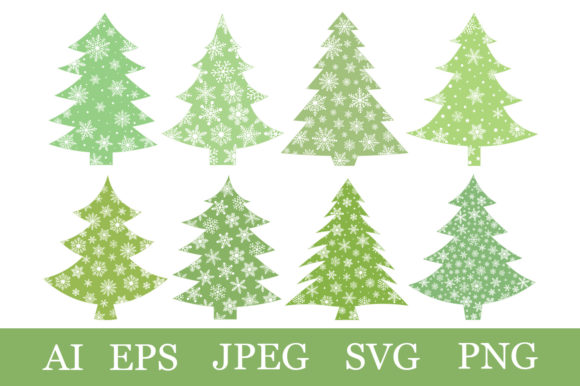 Christmas Tree Bundle: A Versatile Graphics and Illustrations Asset