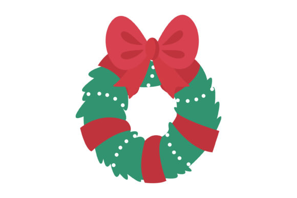 Christmas Wreath Vector-3: A Versatile Graphic for Holiday Projects