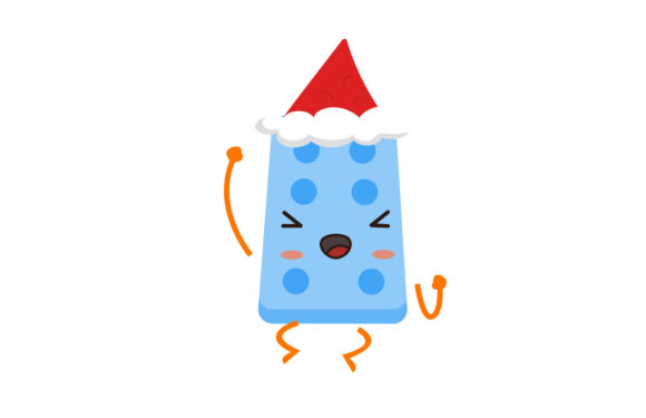 Cute Christmas Icecream: A Charming Addition to Your Graphics and Illustrations