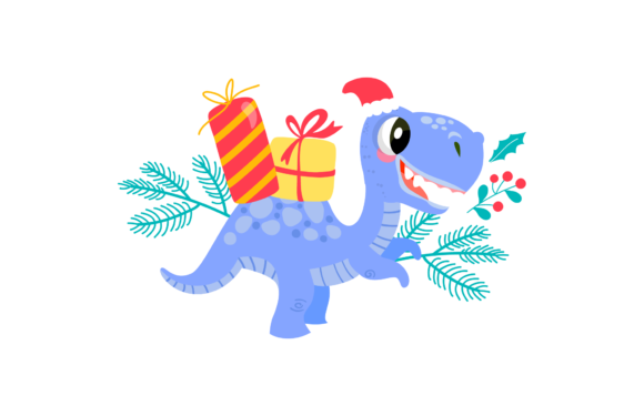 Review: Dino Christmas Illustration for Graphics and Illustrations