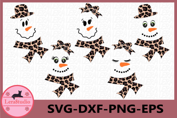 Review: Snowman Face, Snowman Leopard for Holiday Graphics
