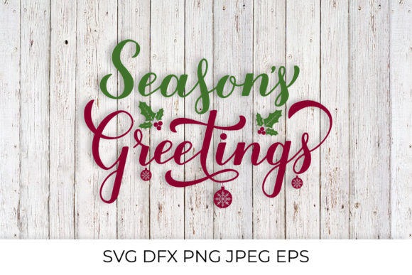 Season’s Greetings Lettering: A Must-Have for Holiday Graphics