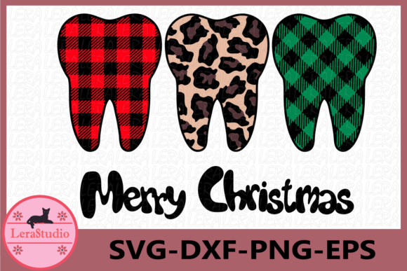 Tooth Christmas Graphics: A Festive Illustration for Creative Projects