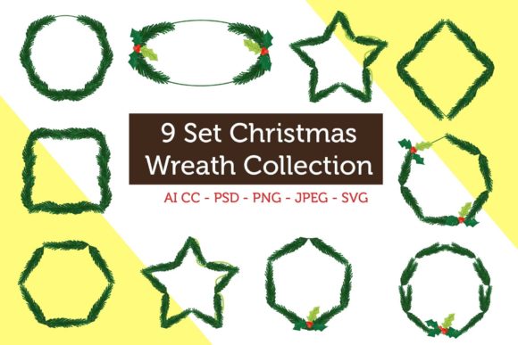 Watercolor Christmas Wreath Collection Review