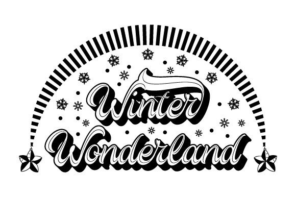 Winter Wonderland Christmas Quote Vector: A Graphics Review